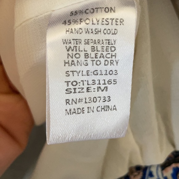 UMGEE Floral Print Bomber Jacket- Lightweight M - Picture 5 of 6